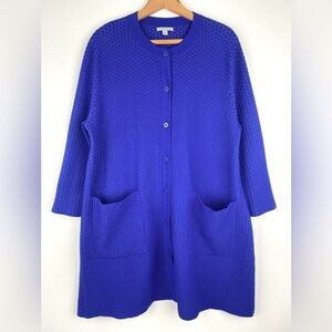 COS Textured Knit Cardigan Sweater, Sz M